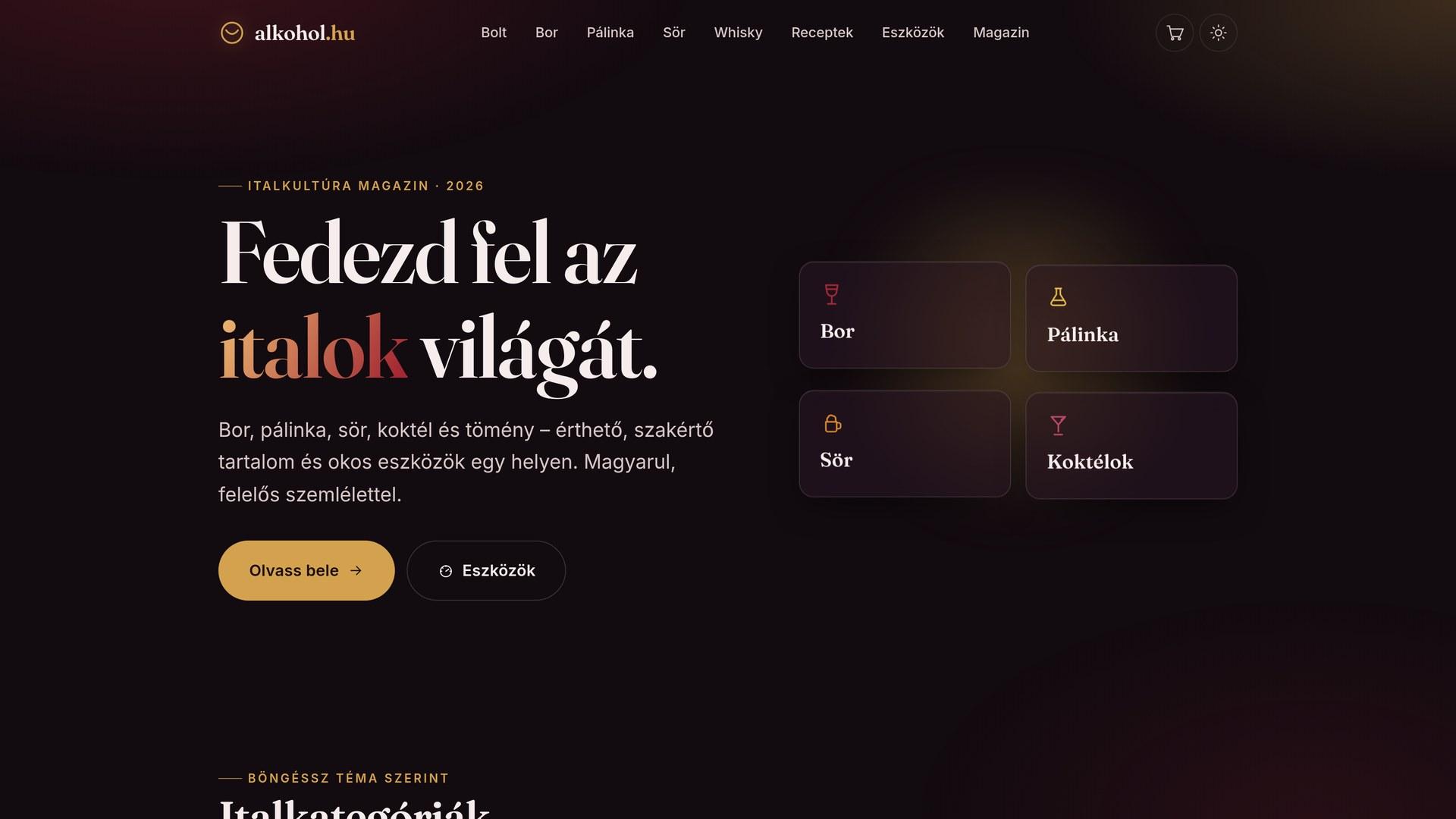 alkohol.hu — Drink culture magazine