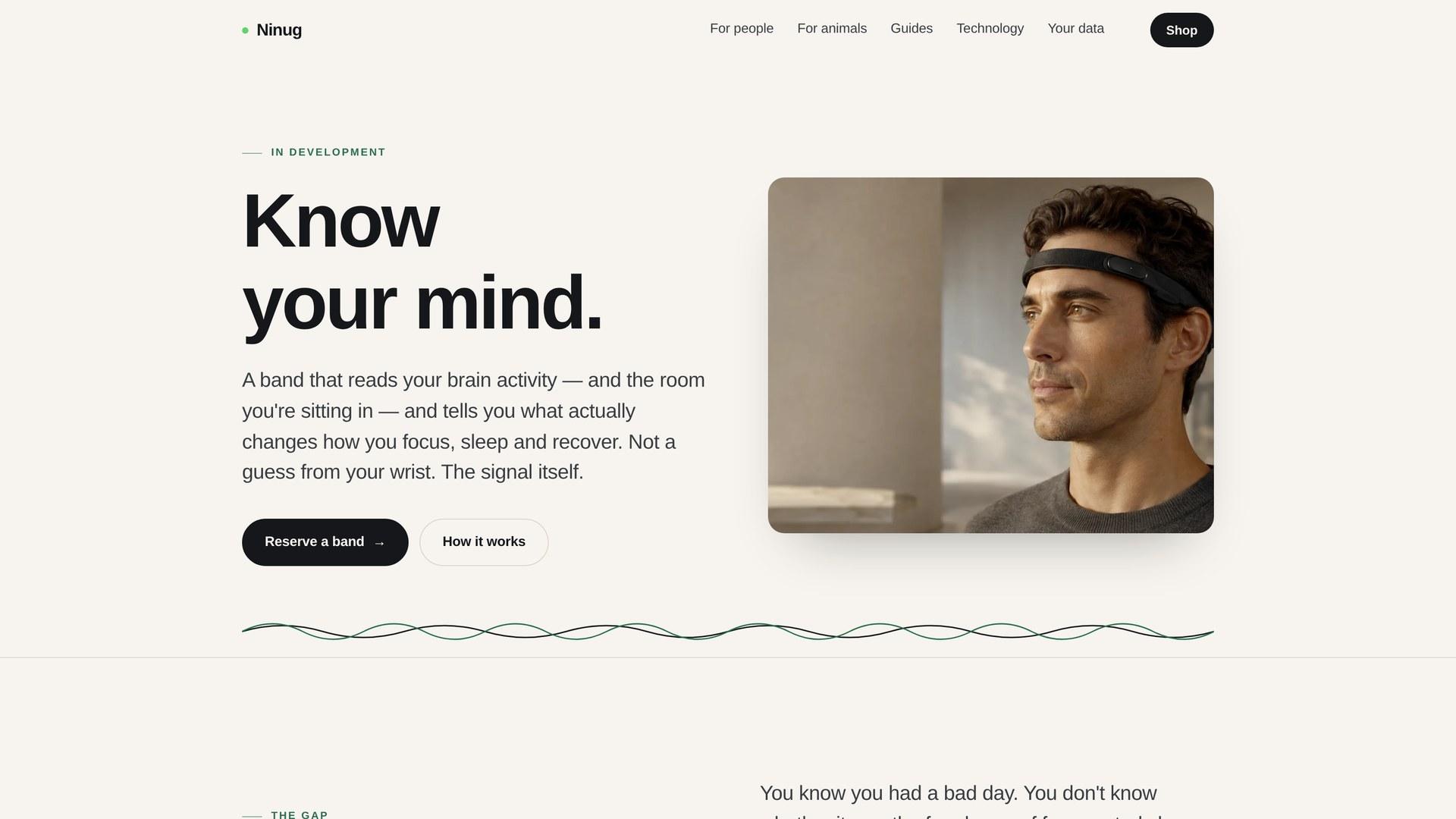 Ninug — Brain-sensing headband
